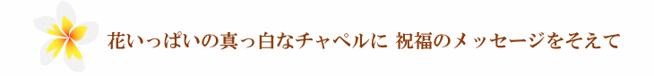 フラワーチャペル（ホワイト）【プリザーブドフラワー】