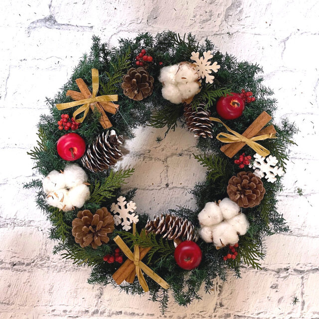 クリスマスリース 製作キット 5セット 写さ