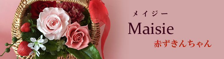 メイジー（レッド）【プリザーブドフラワー】